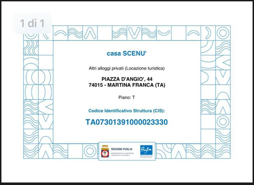 Scenu' Apartment Martina Franca Exterior photo